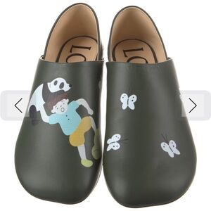 LOEWE x Suna Fujita Leather Toy Loafers